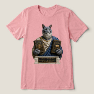 Camiseta Triblenda Gato homer ruso azul
