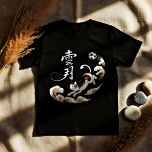 Camiseta Triblenda Gato Japonés Artístico de Fútbol Femenino