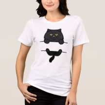 Gato Negro Espiando Ojos Amarillos Patas Suaves