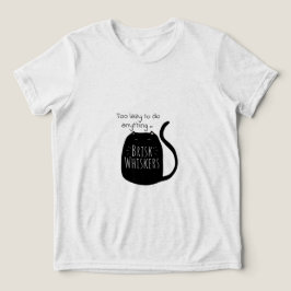 Camiseta Triblenda Gato negro perezoso