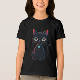 Camiseta Triblenda Gato negro poco espeluznante