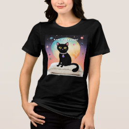 Camiseta Triblenda Gato Negro - Vamos a estar cómodos