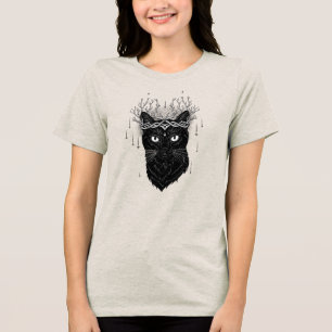 Camiseta Triblenda gato oscuro místico