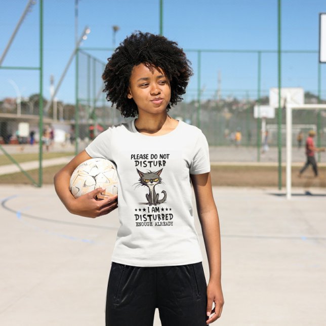 Camiseta Triblenda Gato perturbado (Subido por el creador)