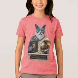 Camiseta Triblenda Gato Plato Azul Ruso