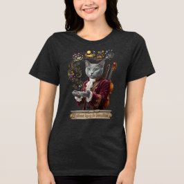 Camiseta Triblenda Gato Russian Blue Vivaldi: Un Legado Vibrante