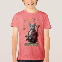 Camiseta Triblenda Gato Russian Blue Vivaldi: Un Legado Vibrante