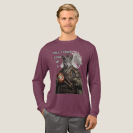 Camiseta Triblenda Gato Samurái Azul Ruso
