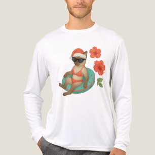 Camiseta Triblenda Gato siamés para Navidades en la temática de la pl