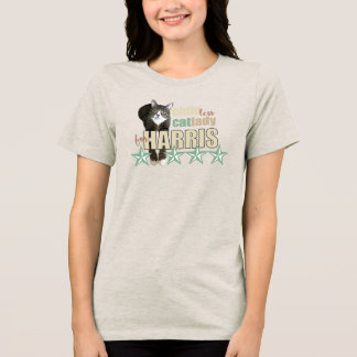 Camiseta Triblenda Gato sin hijos Lady para Harris tee