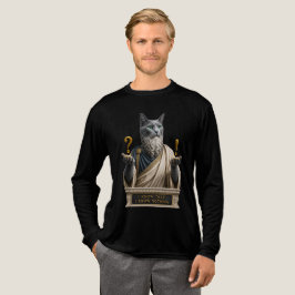 Camiseta Triblenda Gato Socrates Azul Ruso