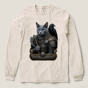 Camiseta Triblenda Gato veterano Russian Blue Odin