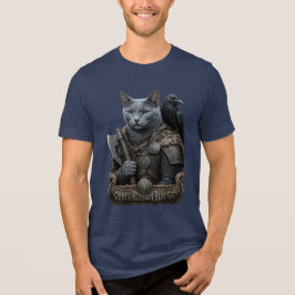 Camiseta Triblenda Gato veterano Russian Blue Odin