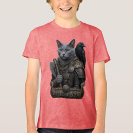 Camiseta Triblenda Gato Veterano Russian Blue Odin