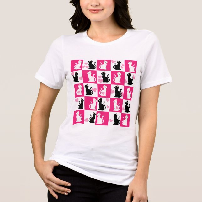 Camiseta Triblenda gatos (Anverso)
