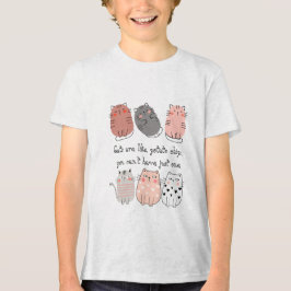 Camiseta Triblenda Gatos Divertidos, Gatos Adorables