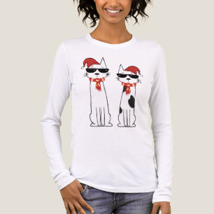 Camiseta Triblenda Gatos geniales de invierno
