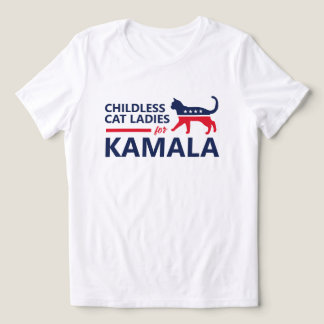 Camiseta Triblenda Gatos sin hijos para Kamala