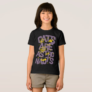Camiseta Triblenda Gatos Son Astronautas Gato Espacial Adorable