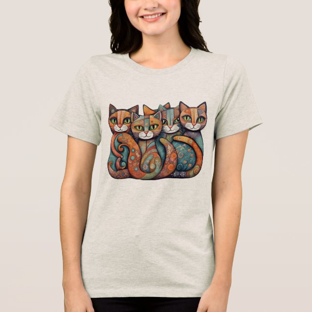 Camiseta Triblenda gatos tranquilizantes 3 (Anverso)