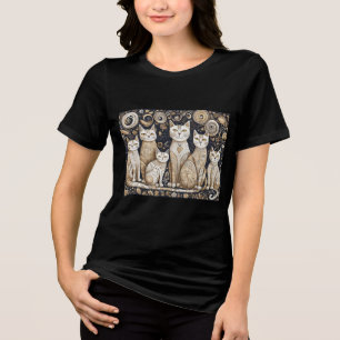 Camiseta Triblenda gatos tranquilizantes Tri-Blend Shirt