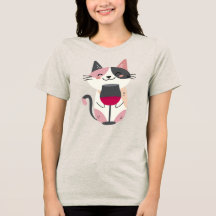 Gatos y vino | Gracioso Cat Lover