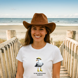 Camiseta Triblenda Gaviota divertida en botes de lluvia - Humor en la
