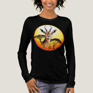Camiseta Triblenda Gazelle Animal salvaje Antelope africano
