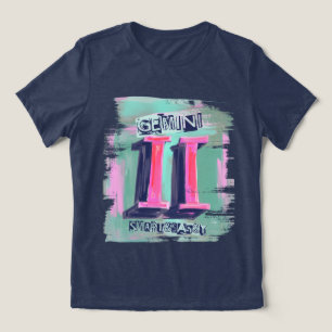 Camiseta Triblenda Gemini astrología gemelos signo de nacimiento zodi