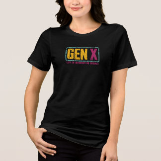Camiseta Triblenda Gen X Muchos Recuerdos Sin Evidencia Humor Frase