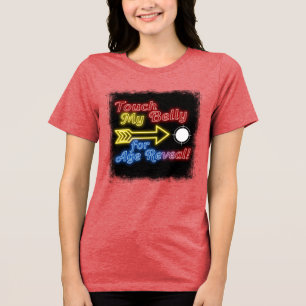 Camiseta Triblenda Género Revelar contacto mi Rótulo Belly