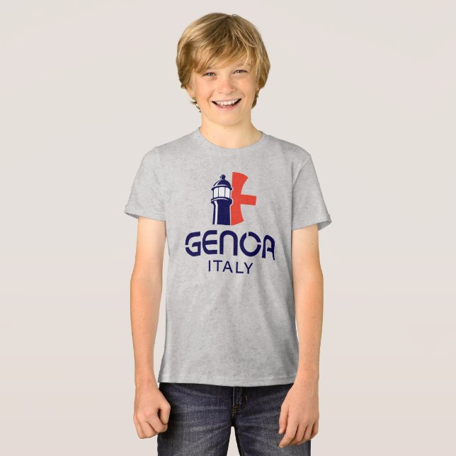 Camiseta Triblenda Genoa Italy Europe (Anverso Completo)