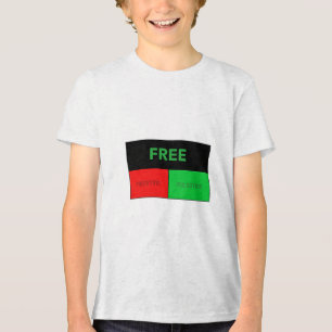 Camiseta Triblenda Genocidio de Palestina Libre en Gaza