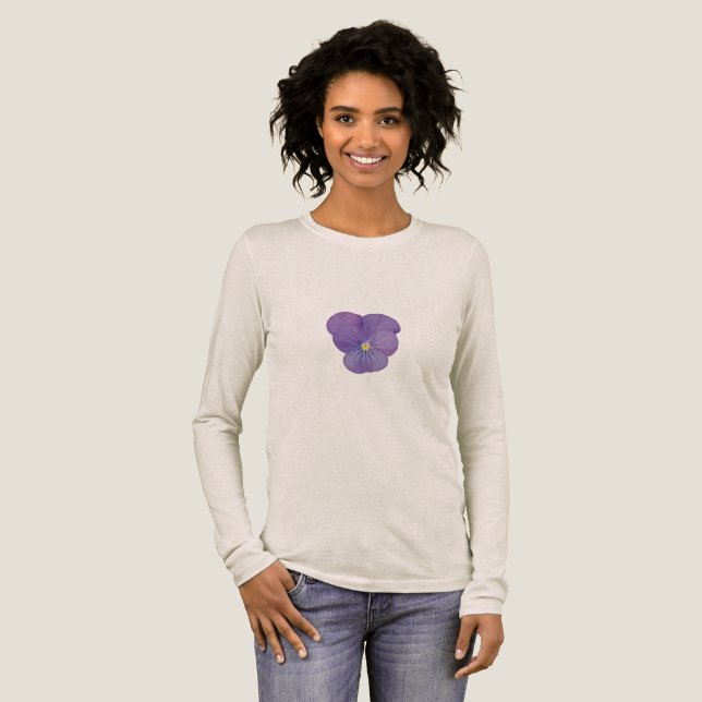 Camiseta Triblenda Gentle Pansy Long Sleeve (Anverso Completo)