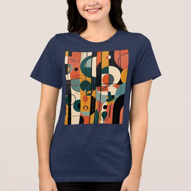 Camiseta Triblenda Geometric Rhythm (Anverso)