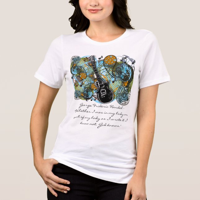 Camiseta Triblenda George Frideric Handel - "Si estaba en mi cuerpo (Anverso)