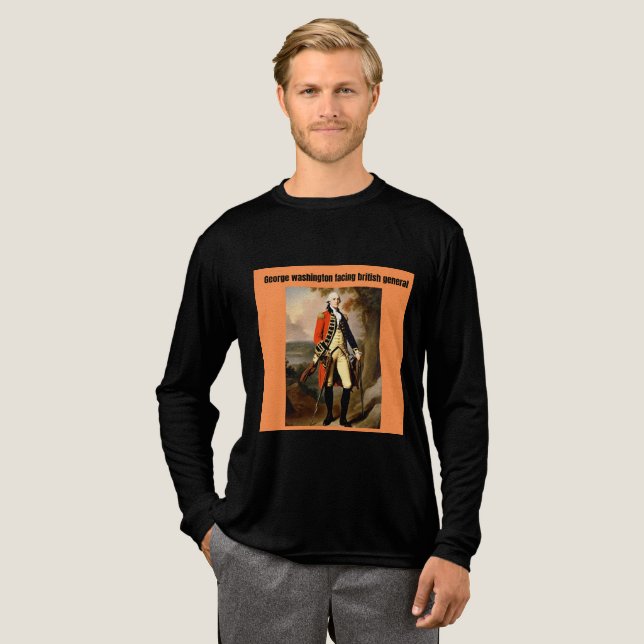 Camiseta Triblenda george Washington facing british generals (Anverso Completo)