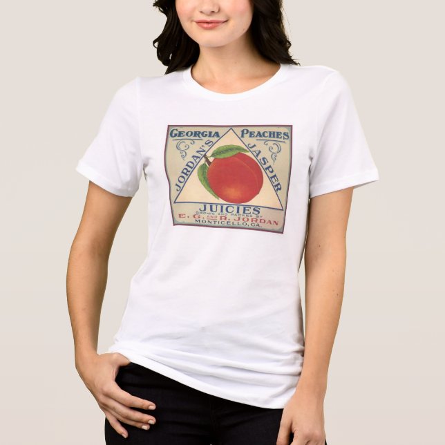 Camiseta Triblenda Georgia Peaches Vintage (Anverso)