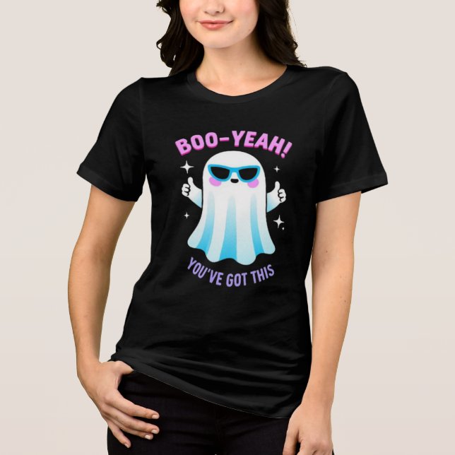 CAMISETA TRIBLENDA GHOST, BOO (Anverso)