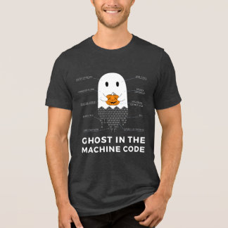 Camiseta Triblenda Ghost in the Machine Code, Funny Coder Halloween
