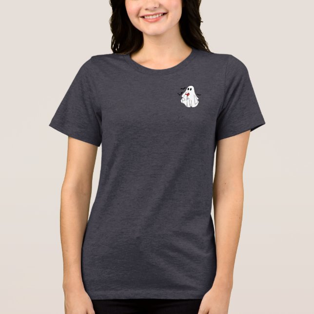 Camiseta Triblenda Ghosts love Wine (Anverso)