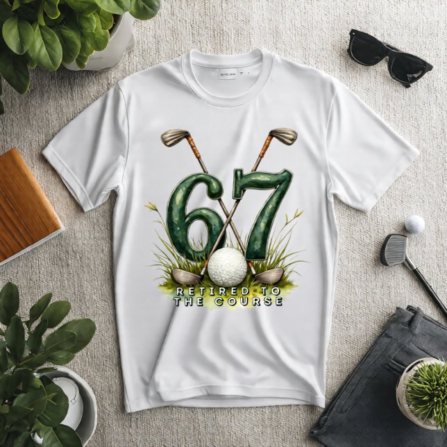 Camiseta Triblenda Gift for Retired Men - Golf Retirement 67 (Subido por el creador)