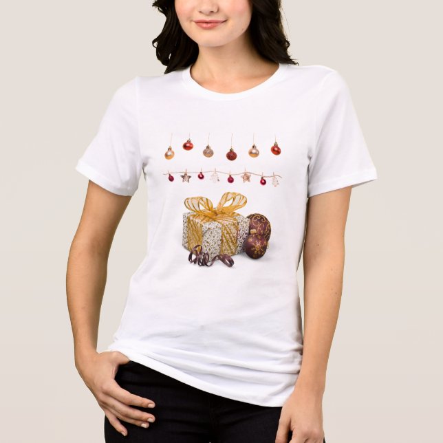 Camiseta Triblenda Gifts and Baubles (Anverso)