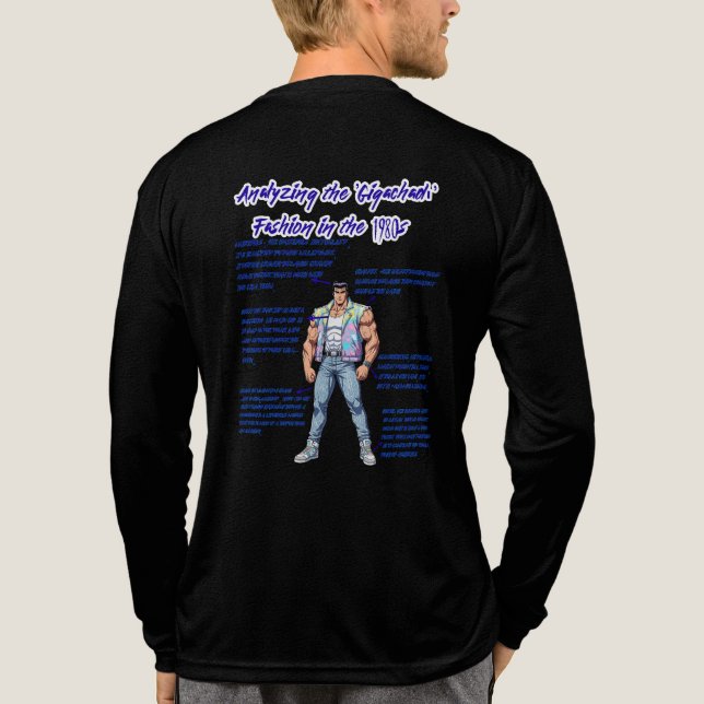 CAMISETA TRIBLENDA GIGACHAD EN LOS 80 (Reverso )