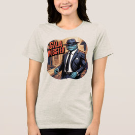 Camiseta Triblenda Gila Mobster Ilustracion Combo Creatura Graciosa