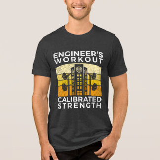 Camiseta Triblenda Gimnasio STEM, Entrenamiento de Ingeniero, Fuerza