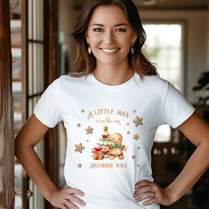 Camiseta Triblenda Gingerbread Man Navidades Baby Invitación