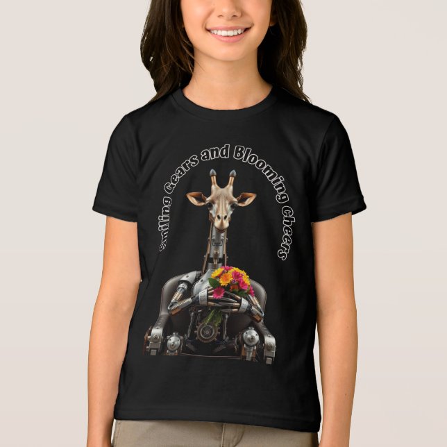 Camiseta Triblenda Girafa mecánica (Anverso)