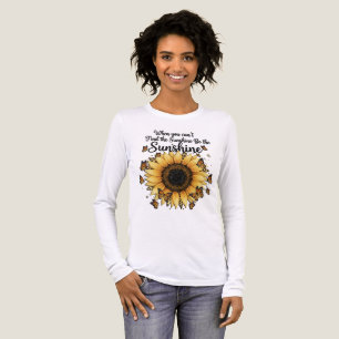 Camiseta Triblenda Girasol/Mariposa Inspirador