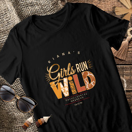 Camiseta Triblenda Girls Run Wild Safari Bachelorette ID1148